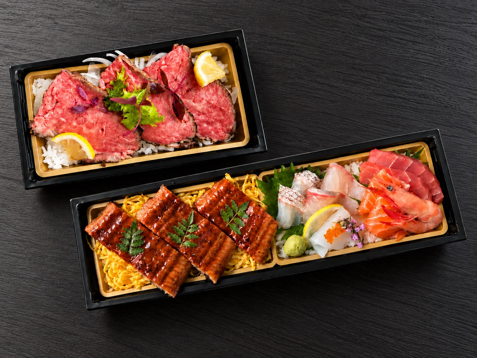匠弁当（鰻・海鮮・ローストビーフ）